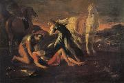 Nicolas Poussin Trancred and Erminia oil painting reproduction
